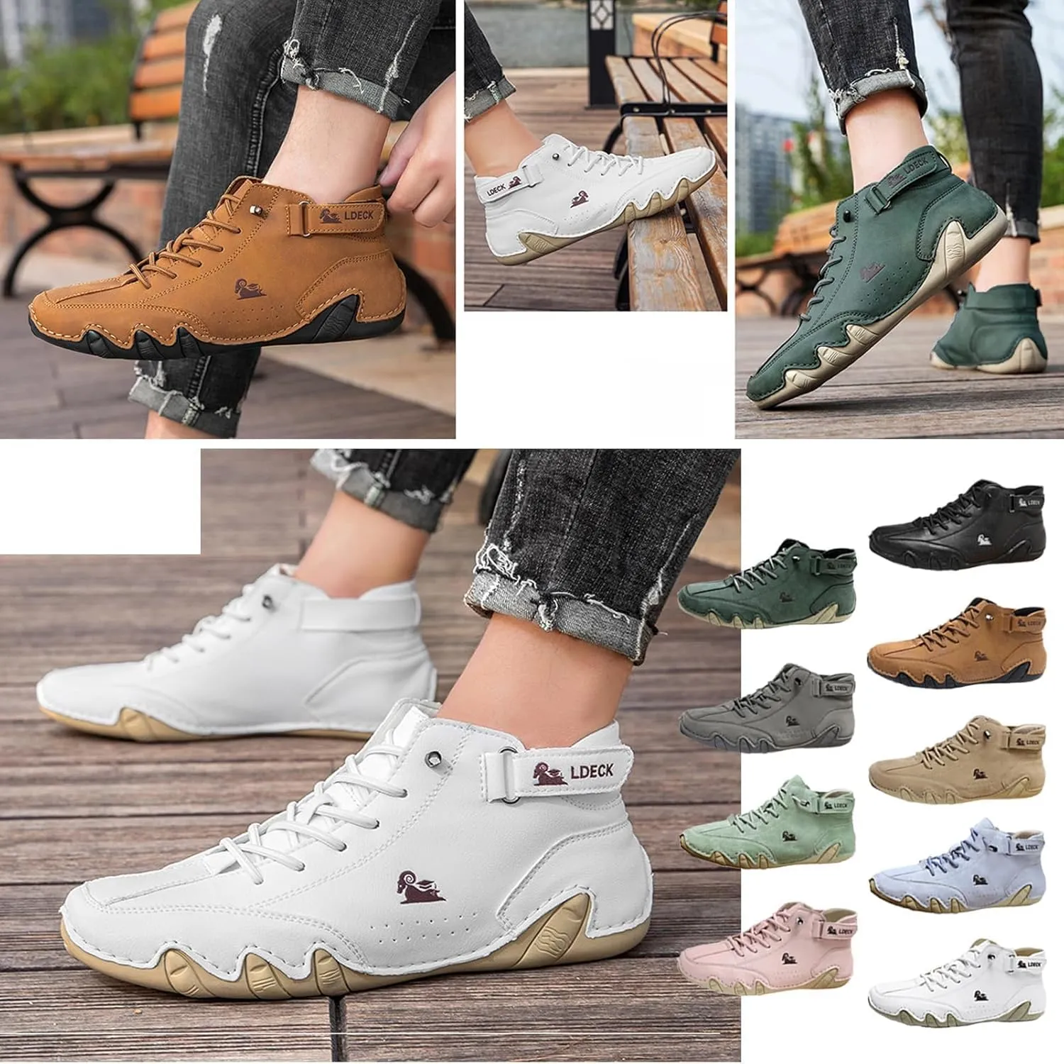 LELEBEAR Vogany Shoes Orthopedic Sneakers for Women and Men, Unisex Outdoor Waterproof Breathable Casual Sneakers Shoes