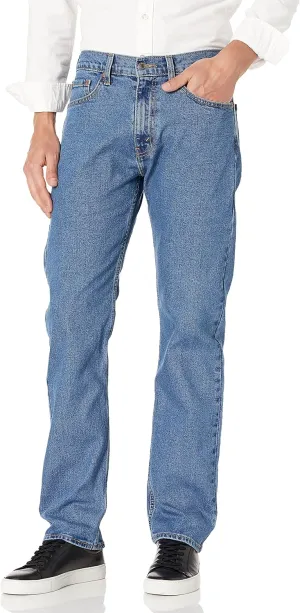 Levi Strauss Signature Gold Men's Regular Fit Flex Jeans, Medium Indigo, 36x34