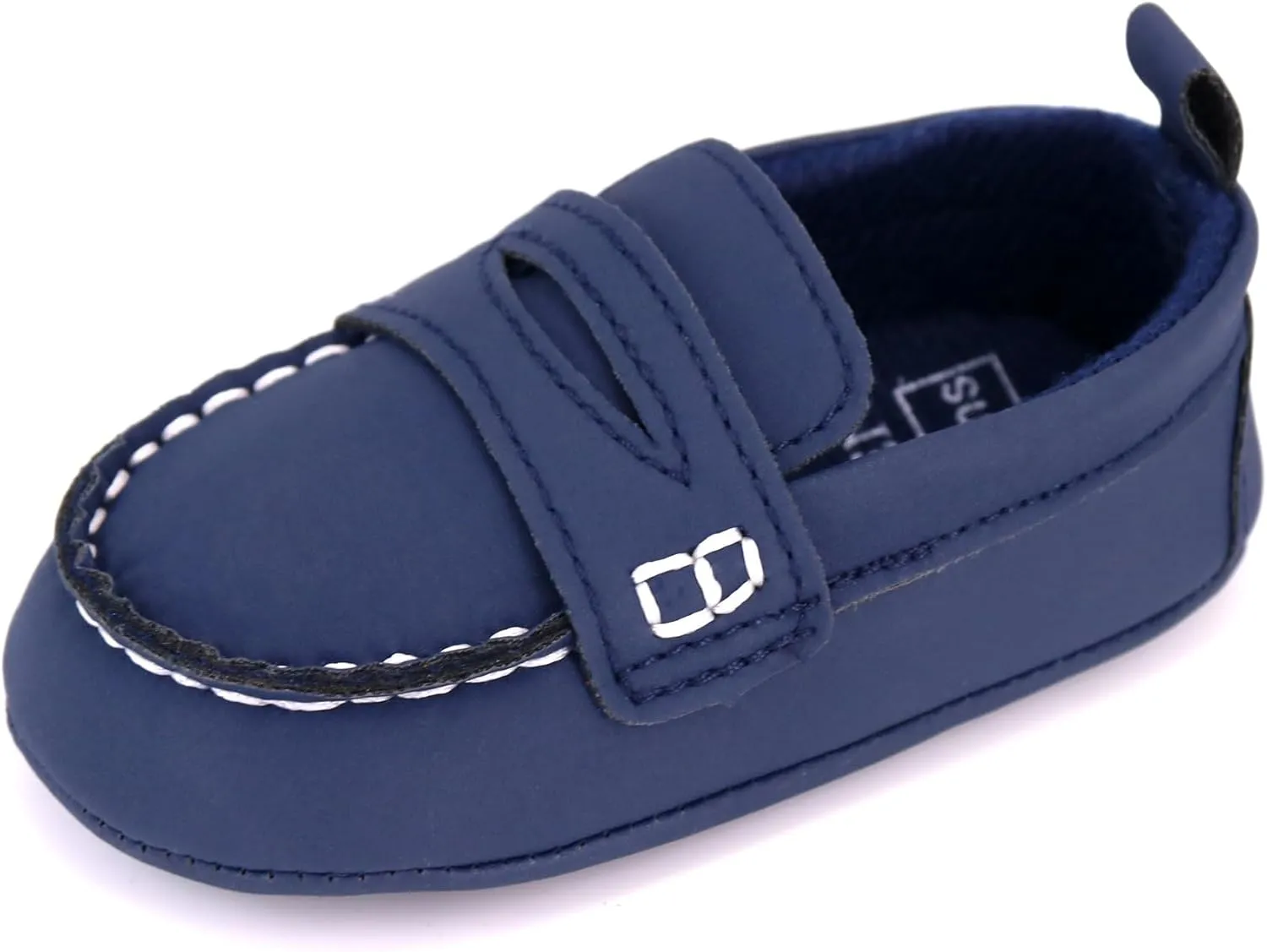 LONSOEN Baby Boys Girls Penny Loafers Infant Toddler Moccasins Soft Soles Dress Shoes