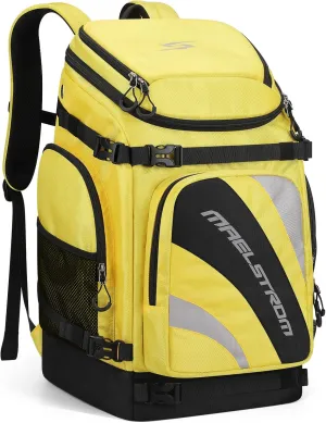 Maelstrom Ski Boot Bag,55L Large Ski Boots Travel Backpack for Men Women,Waterproof Snowboard Boot Bag for Skis Accessories