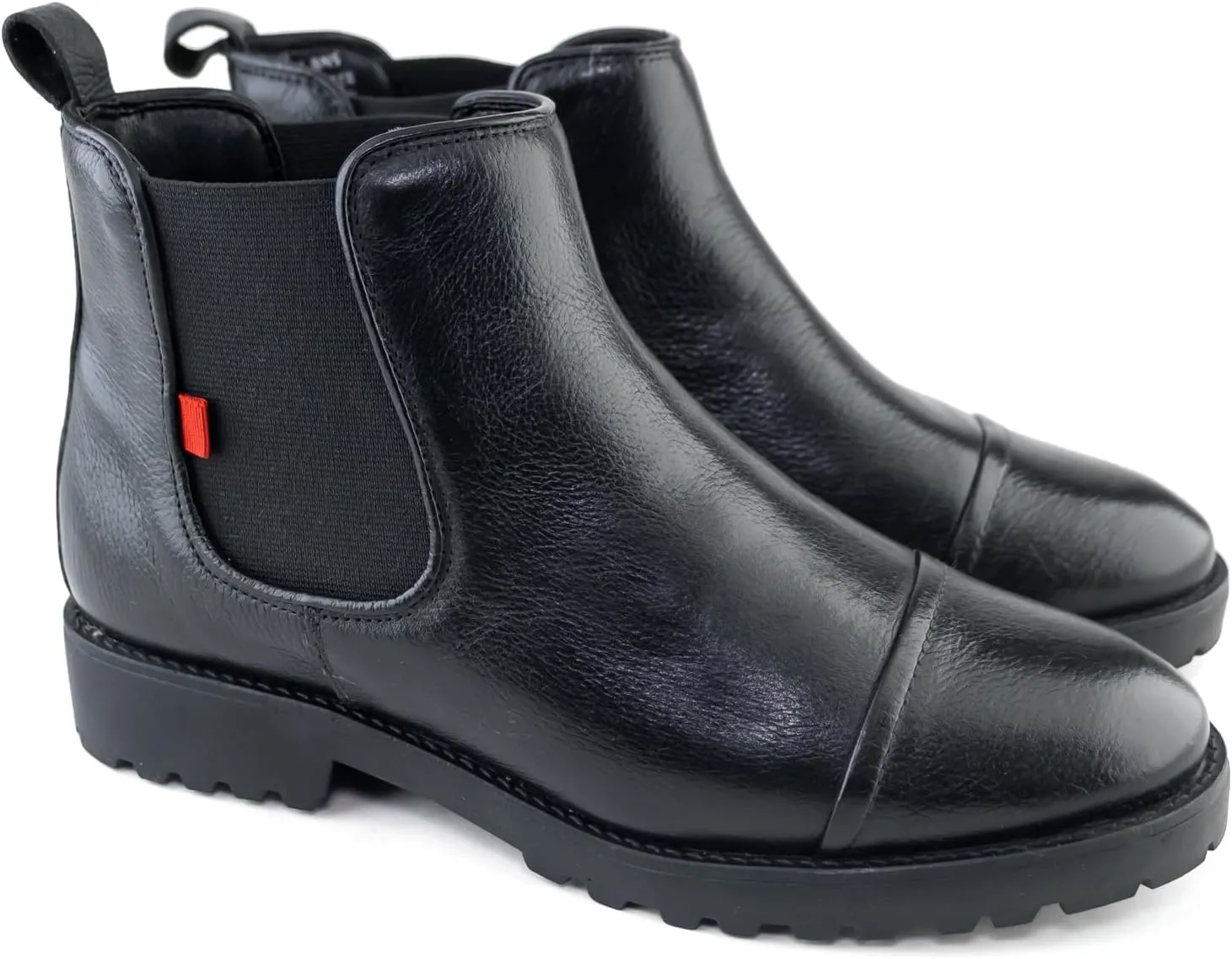 Marc Joseph New York Womens Casual Comfortable Genuine Leather Chelsea Ankle Boots Classic Fashion Captoe Slip On Ladies Fall Winter Boots