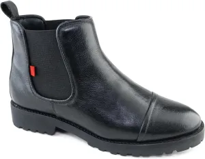 Marc Joseph New York Womens Casual Comfortable Genuine Leather Chelsea Ankle Boots Classic Fashion Captoe Slip On Ladies Fall Winter Boots