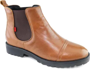 Marc Joseph New York Womens Casual Comfortable Genuine Leather Chelsea Ankle Boots Classic Fashion Captoe Slip On Ladies Fall Winter Boots
