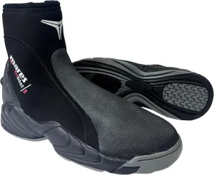 Mares Adult Trilastic 5mm Neoprene Scuba Diving Boots for Men & Women - Reinforced Toe & Heel, Rubber Sole & Side Zip