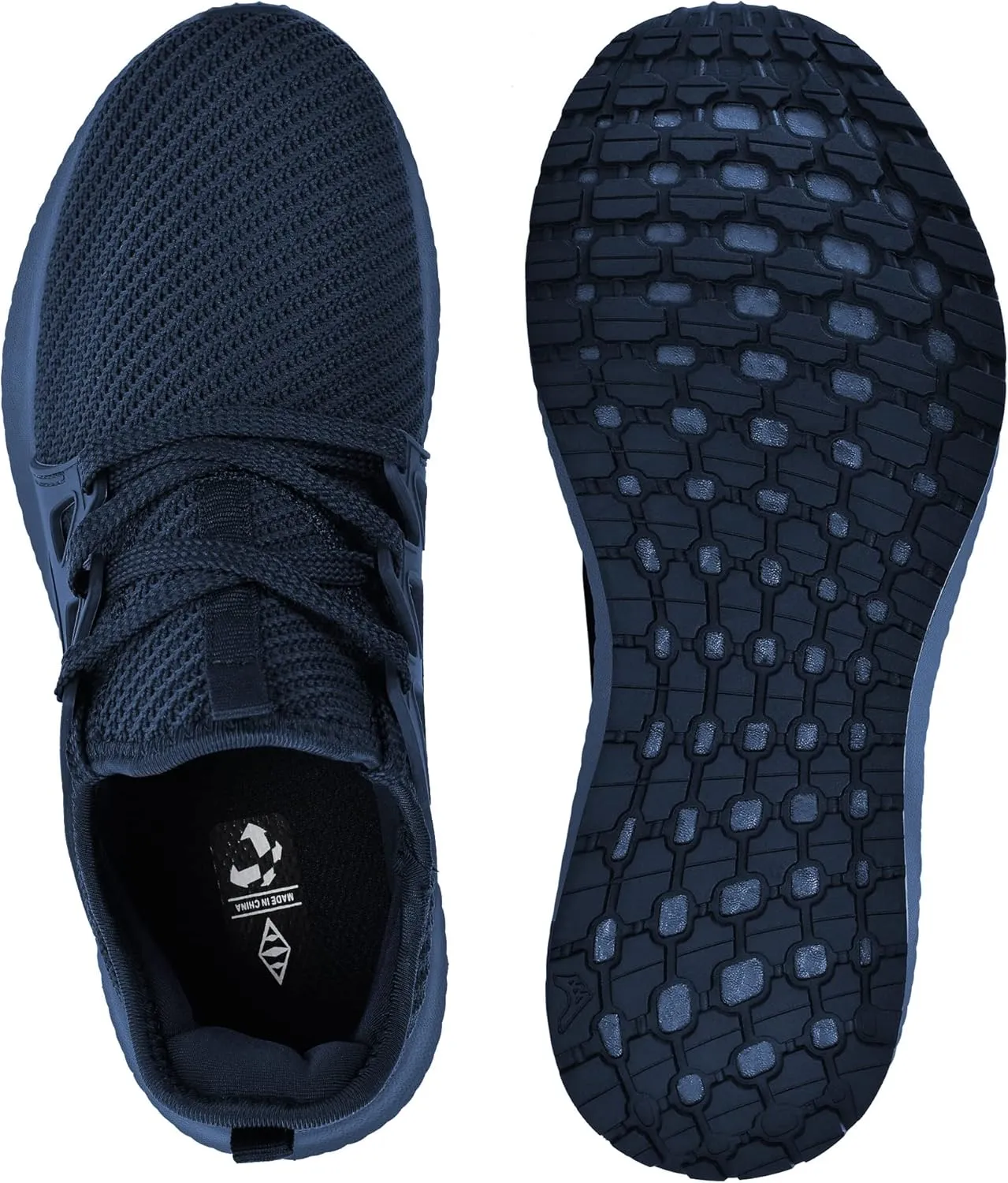 MARSVOVO Mens Running Shoes Non Slip Walking Workout Tennis Mesh Fashion Sneakers