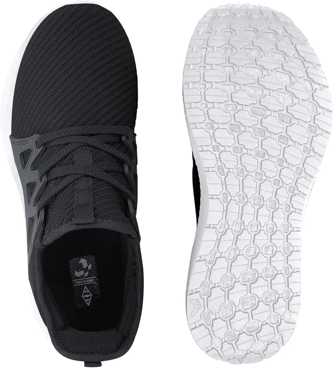 MARSVOVO Mens Running Shoes Non Slip Walking Workout Tennis Mesh Fashion Sneakers