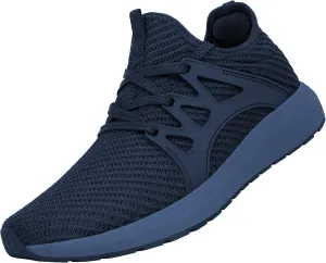 MARSVOVO Mens Running Shoes Non Slip Walking Workout Tennis Mesh Fashion Sneakers