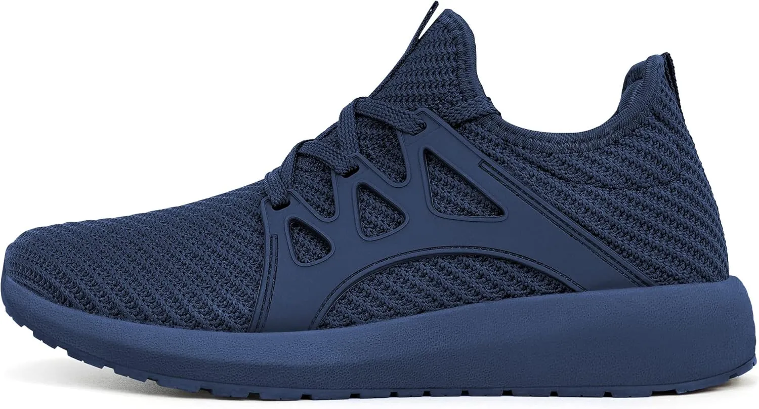 MARSVOVO Mens Running Shoes Non Slip Walking Workout Tennis Mesh Fashion Sneakers