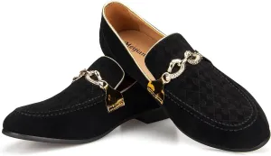Meijiana Men's Fashion Classic Faux Leather Loafers and Weeding Dress Shoes for Men