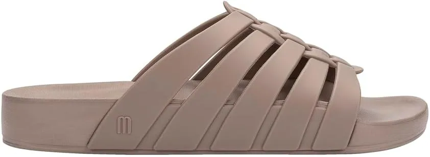 Melissa Possession Slides for Women - Flat Jelly-Style Comfort with Fisherman Design - 100% PVC Upper, 100% EVA Sole, Bubblegum Scent - Chic Summer Sandals for Women