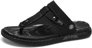 Men's Beach Sandals Handmade Sandals Fishing Outdoor Adjustable Casual Walking Shoes