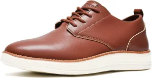 Men's Casual Dress Shoes Plain Toe Derby Oxford Sneakers