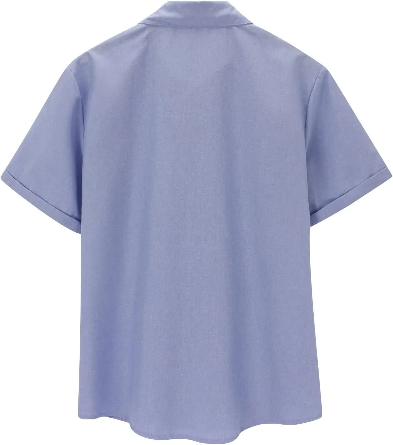 Men's Casual Linen Shirts Lightweight Short Sleeve Button Down Dress Shirt Summer Beach Lapel Collared Business Tops