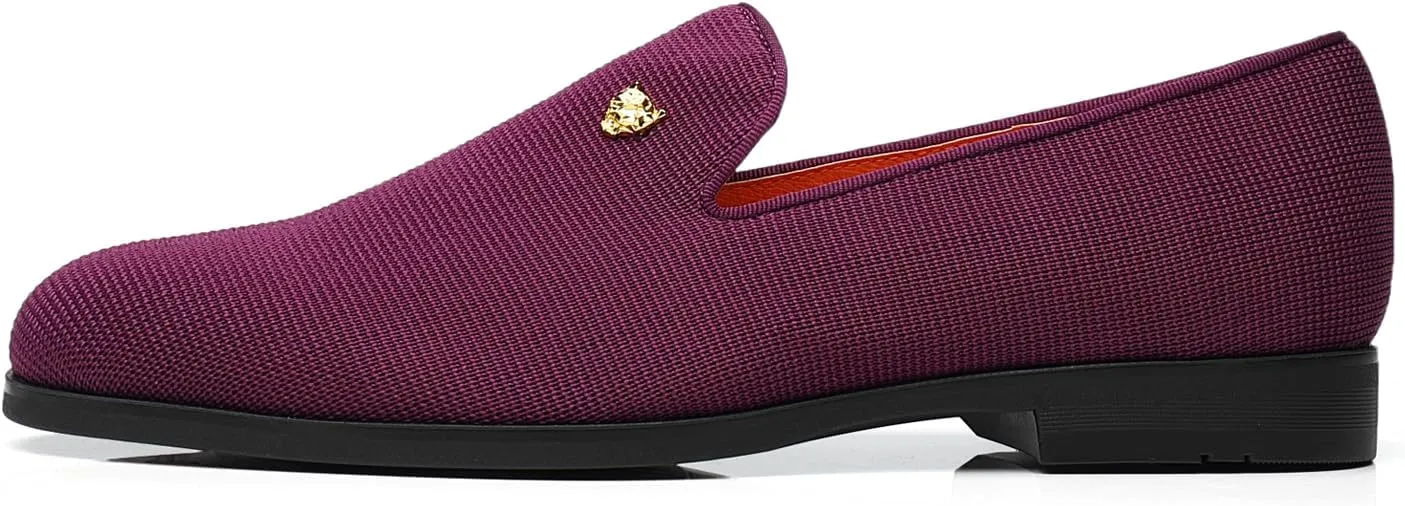 Men's Dress Loafers Stylish Flying Woven Party Wedding Shoes