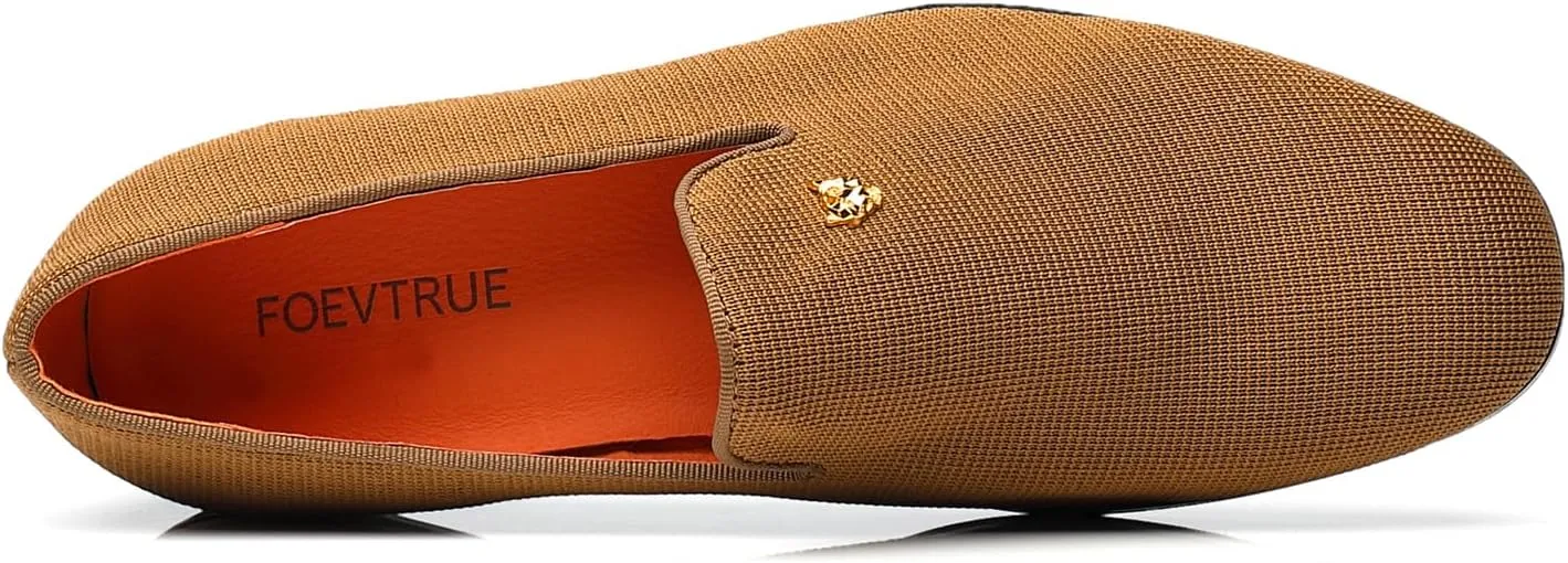 Men's Dress Loafers Stylish Flying Woven Party Wedding Shoes