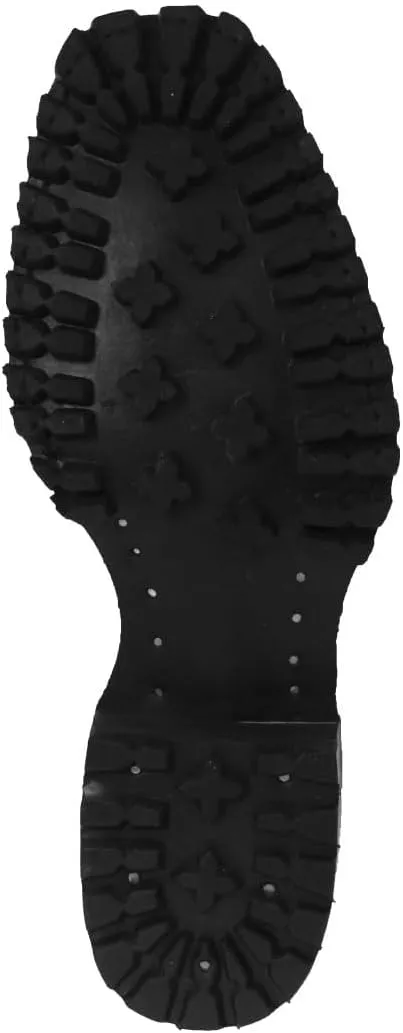 Mens Green Leather Motorcycle Boots Crocodile Tail Print Square Toe