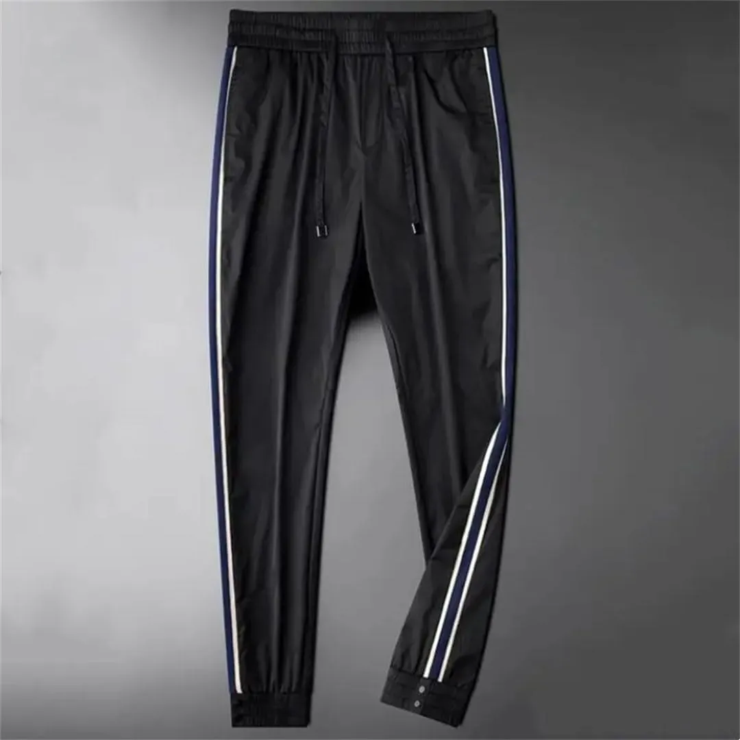 Men's High Waist Loose Fit Lightweight Sports Pants with Elastic Waist and Pockets Casual Summer Trousers