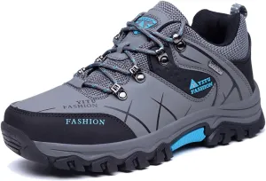 Mens Hiking Sneakers Outdoor Low Top Trekking Boots Lightweight Backpacking Walking Camping Shoes