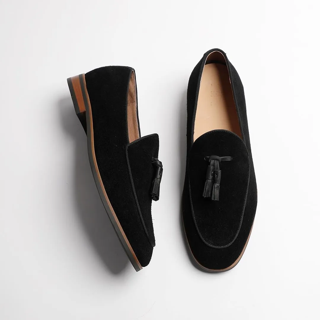 Men's Loafers & Slip-Ons - Leather Tassel Loafers for Men with Office to Weekend Versatility