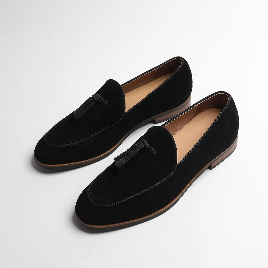 Men's Loafers & Slip-Ons - Leather Tassel Loafers for Men with Office to Weekend Versatility