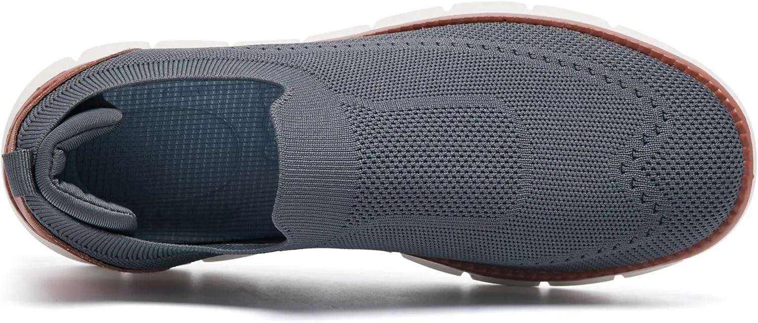 Men's Loafers Walking Gym Slip-On Dress Shoes Fashion Sneakers