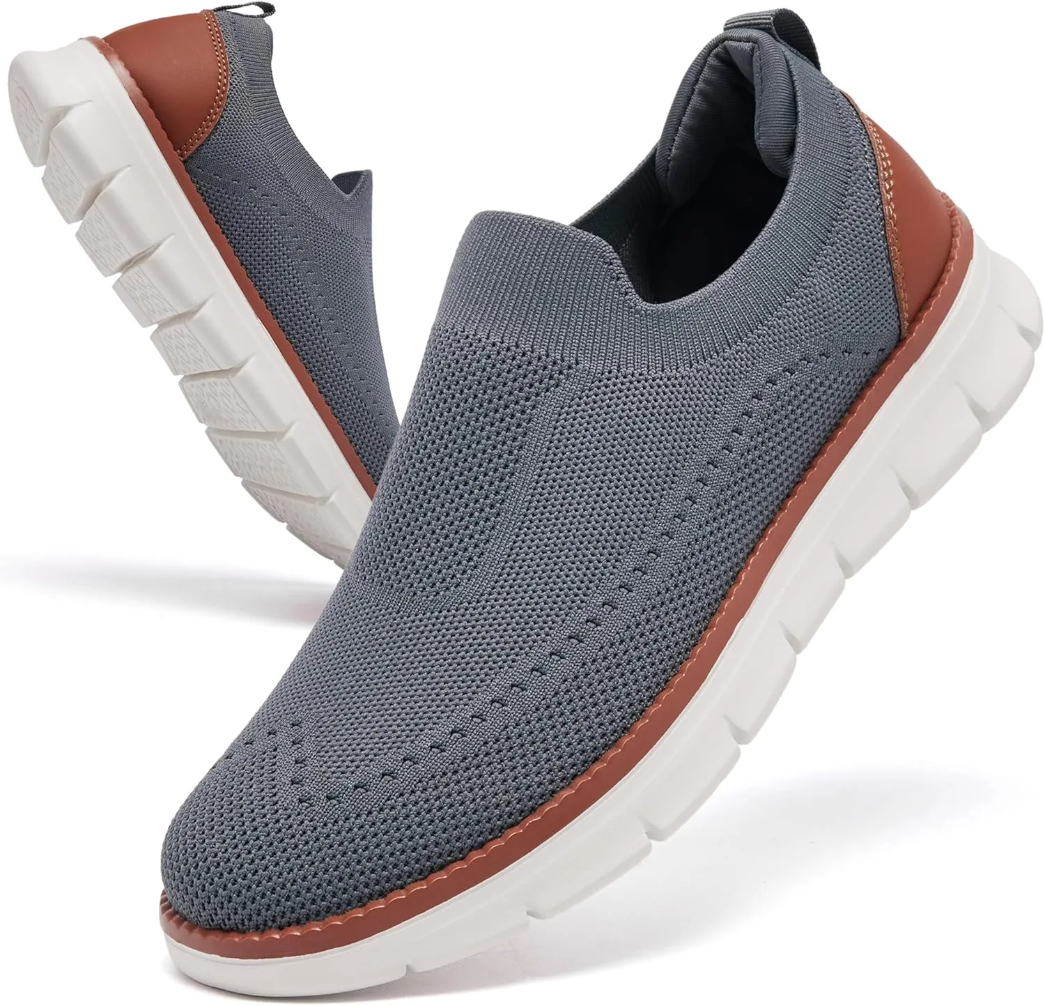 Men's Loafers Walking Gym Slip-On Dress Shoes Fashion Sneakers
