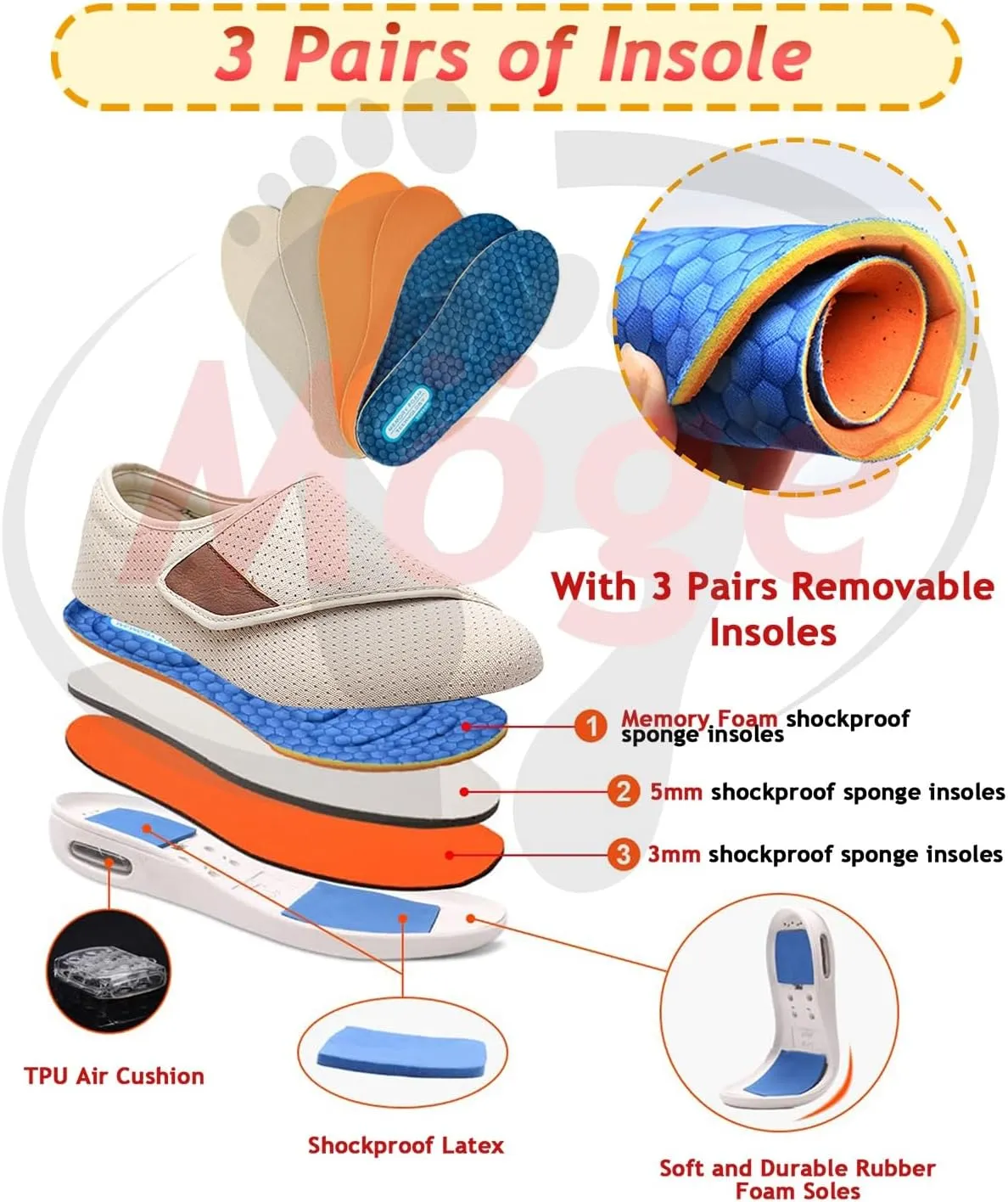 Mens Loafers Wide Fit Slip On Leather Shoes Breathable Knit Mesh Upper Comfortable Moccasins Casual Walking Sneakers for Men Soft Sole Lightweight Sneakers