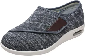 Men's Orthopedic Walking Shoes with Arch Support, Men Comfortable Loafers Cushioned Slip On Shoes for Plantar Fasciitis Breathable Orthotic Loafers for Foot and Heel Pain