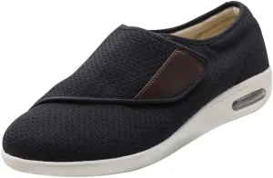 Men's Orthopedic Walking Shoes with Arch Support, Men Comfortable Loafers Cushioned Slip On Shoes for Plantar Fasciitis Breathable Orthotic Loafers for Foot and Heel Pain