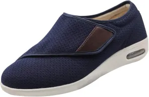 Men's Orthopedic Walking Shoes with Arch Support, Men Comfortable Loafers Cushioned Slip On Shoes for Plantar Fasciitis Breathable Orthotic Loafers for Foot and Heel Pain