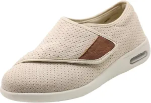 Men's Orthopedic Walking Shoes with Arch Support, Men Comfortable Loafers Cushioned Slip On Shoes for Plantar Fasciitis Breathable Orthotic Loafers for Foot and Heel Pain