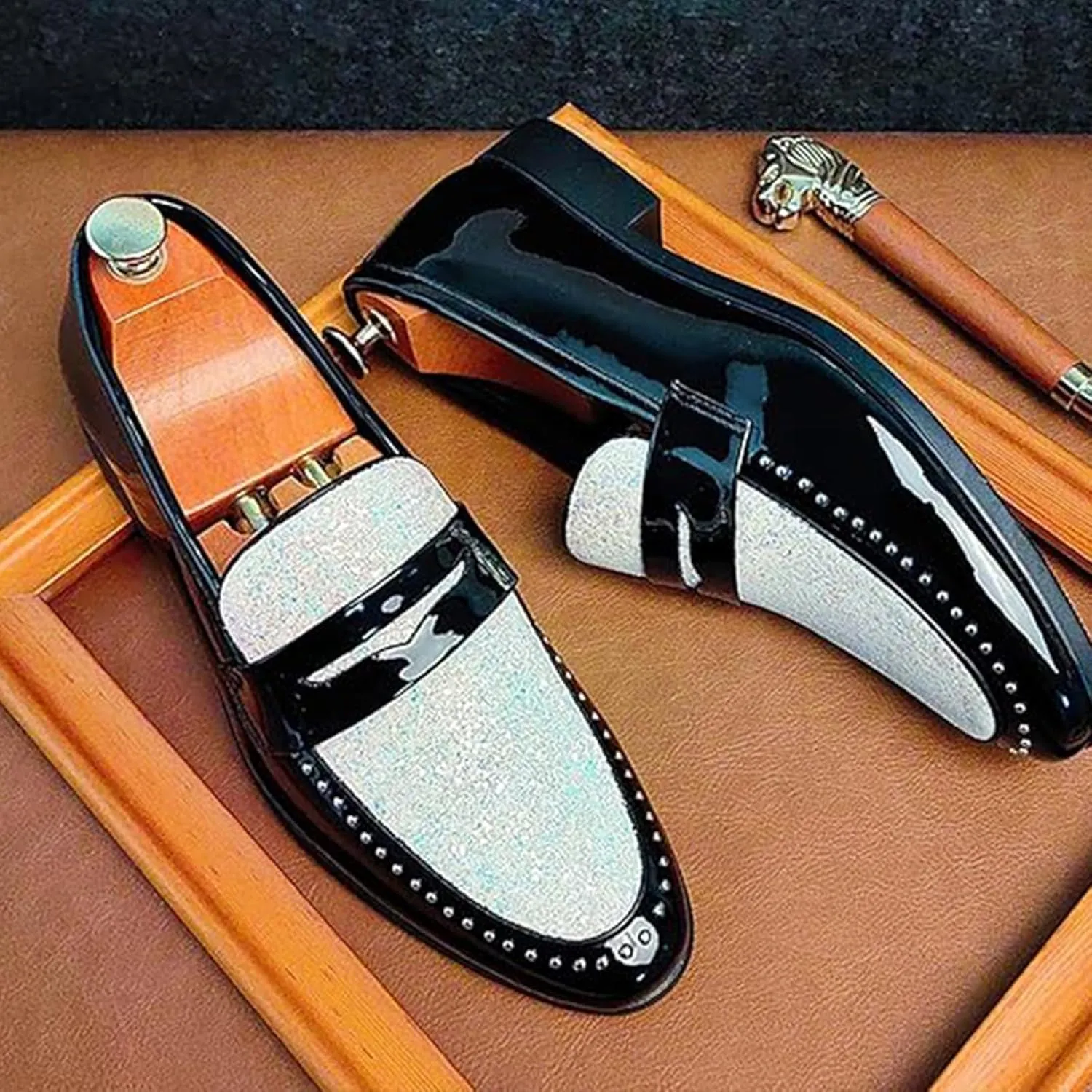 Men's Penny Loafers Sparkle Casual Shoes Multi-Purpose Party Driving Shoes