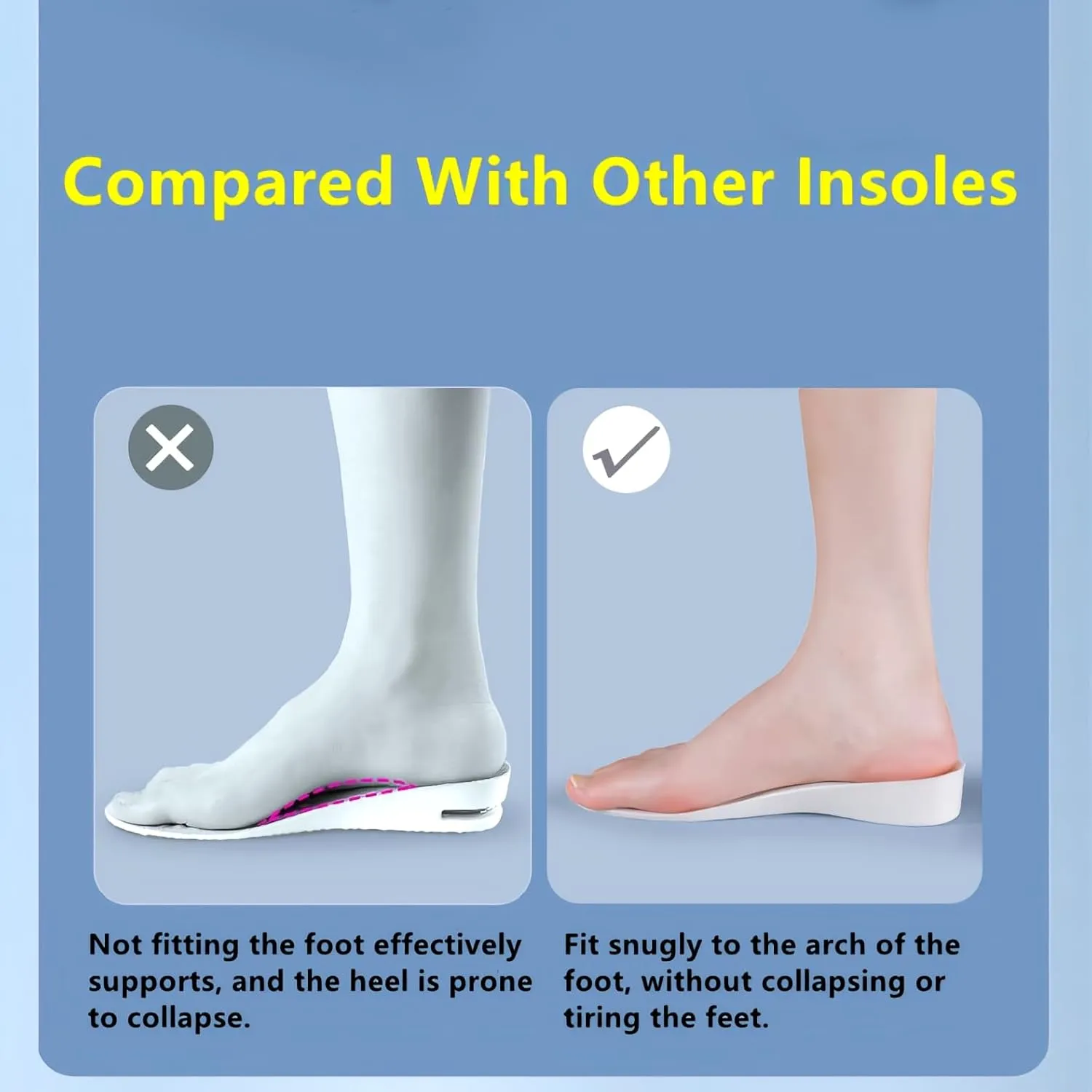 Mens Shoe Lifts for Height,Shoe Wedges Height Inserts for Men,Height Increase Insoles for Women,Highpads 2.0 Men,Heel Lift Inserts,Insoles That Make You Taller,Height Booster(10.28''Lx1.6''UP) (1PAIR)
