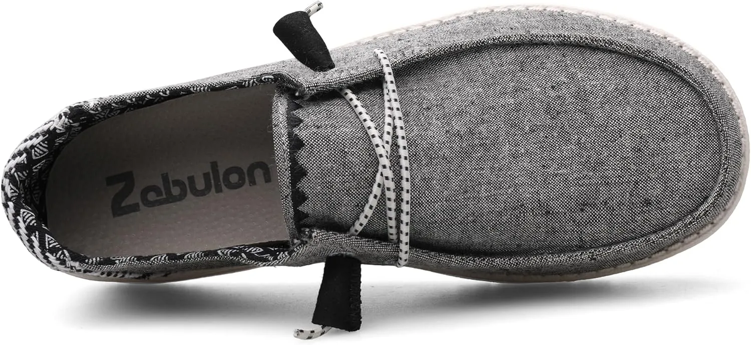 Men's Slip On Loafers Shoes Comfortable Casual Soft Sole Walking Shoes Light-Weight & Machine-Washable