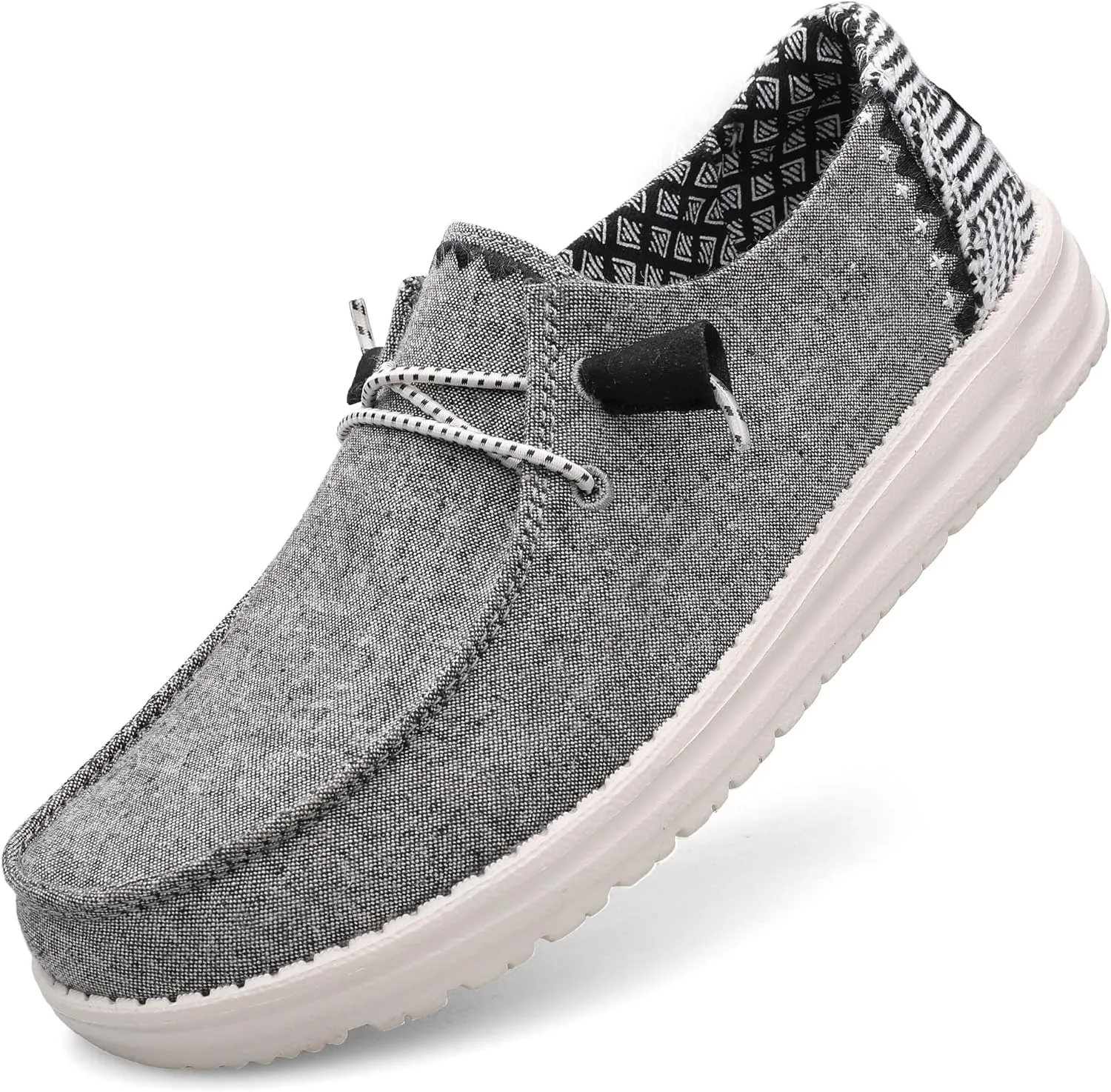 Men's Slip On Loafers Shoes Comfortable Casual Soft Sole Walking Shoes Light-Weight & Machine-Washable