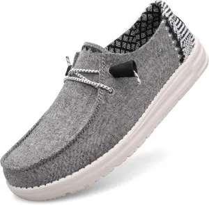 Men's Slip On Loafers Shoes Comfortable Casual Soft Sole Walking Shoes Light-Weight & Machine-Washable