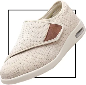 Men's Slip On Loafers Trainers Casual Walking Shoes Men's Slip On Trainers Lightweight Sneakers Casual Walking Shoes Edema Swollen Feet Arthritis Indoor/Outdoor