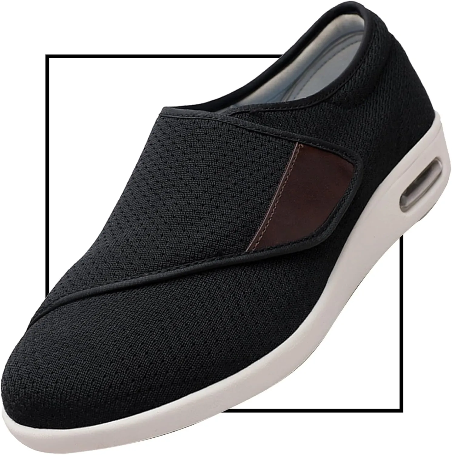 Men's Slip On Loafers Trainers Casual Walking Shoes Men's Slip On Trainers Lightweight Sneakers Casual Walking Shoes Edema Swollen Feet Arthritis Indoor/Outdoor