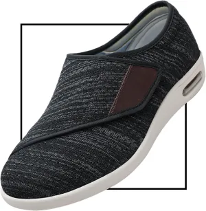 Men's Slip On Loafers Trainers Casual Walking Shoes Men's Slip On Trainers Lightweight Sneakers Casual Walking Shoes Edema Swollen Feet Arthritis Indoor/Outdoor