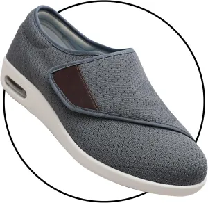 Mens Slip on Trainers Loafers Casual Breathable Slip-on Lightweight Comfortable Mesh Shoes Running Slip On Sneakers Elderly Seniors Walking Shoes and Widening Elderly Shoes