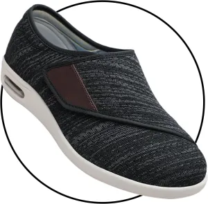 Mens Slip on Trainers Loafers Casual Breathable Slip-on Lightweight Comfortable Mesh Shoes Running Slip On Sneakers Elderly Seniors Walking Shoes and Widening Elderly Shoes