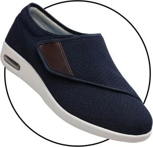 Mens Slip on Trainers Loafers Casual Breathable Slip-on Lightweight Comfortable Mesh Shoes Running Slip On Sneakers Elderly Seniors Walking Shoes and Widening Elderly Shoes