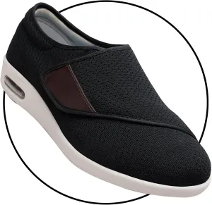 Mens Slip on Trainers Loafers Casual Breathable Slip-on Lightweight Comfortable Mesh Shoes Running Slip On Sneakers Elderly Seniors Walking Shoes and Widening Elderly Shoes