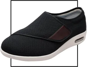 Men's Slip On Trainers Men's Shoes Slip-on Loafers Casual Shoes Edema Swollen Feet Arthritis Indoor/Outdoor Breathable Sneaker Sandals for Men Women Elder