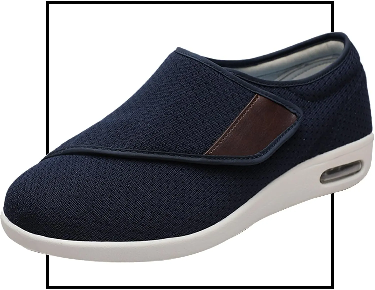 Men's Slip On Trainers Men's Shoes Slip-on Loafers Casual Shoes Edema Swollen Feet Arthritis Indoor/Outdoor Breathable Sneaker Sandals for Men Women Elder