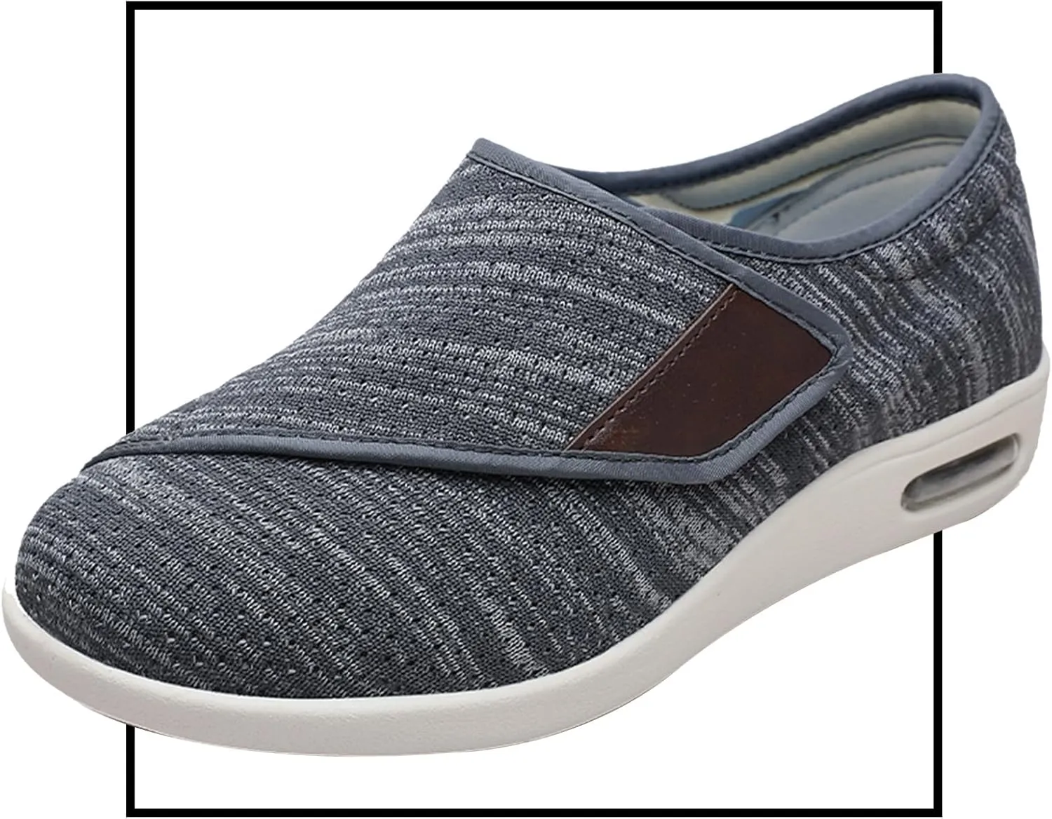 Men's Slip On Trainers Men's Shoes Slip-on Loafers Casual Shoes Edema Swollen Feet Arthritis Indoor/Outdoor Breathable Sneaker Sandals for Men Women Elder