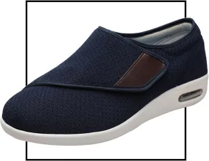 Men's Slip On Trainers Men's Shoes Slip-on Loafers Casual Shoes Edema Swollen Feet Arthritis Indoor/Outdoor Breathable Sneaker Sandals for Men Women Elder