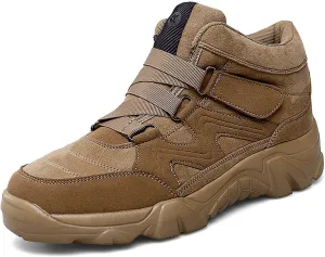 Men's Slip On Walking Sneakers Comfortable Hiking Fashion high top Boots…