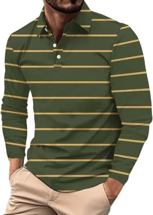Mens T Shirts Casual Lapel Buttons Lapel T Shirt Tops Men's Business Tops Polo White Tees for Men Gifts for Him Polo