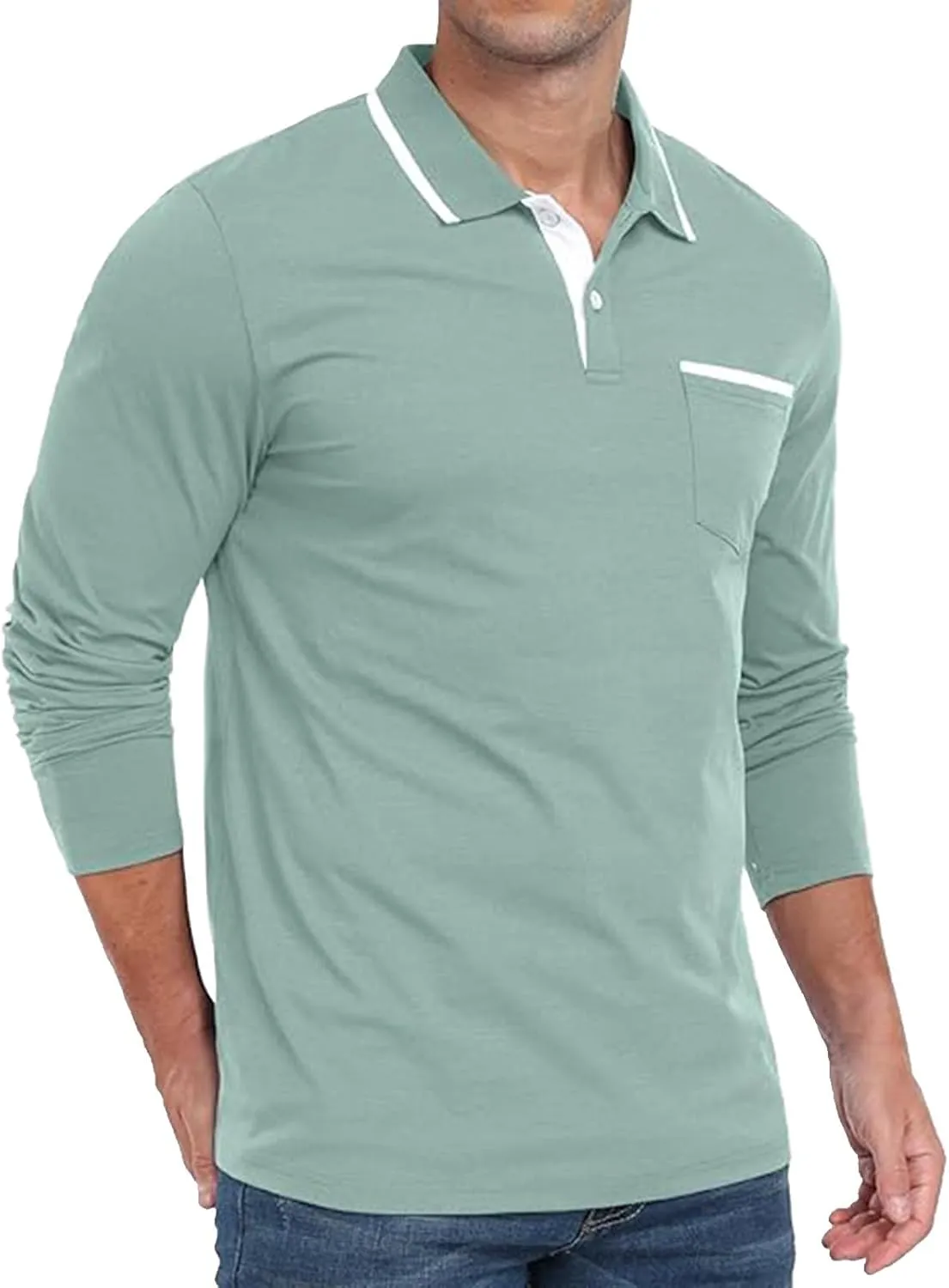 Mens T Shirts Casual Lapel Buttons Lapel T Shirt Tops Men's Business Tops Polo White Tees for Men Gifts for Him Polo